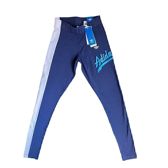 ADIDAS NWT WOMENS MID-RISE TIGHT FIT, FULL LENGTH STYLE, 93% COTTON, XSMALL - Picture 5 of 12